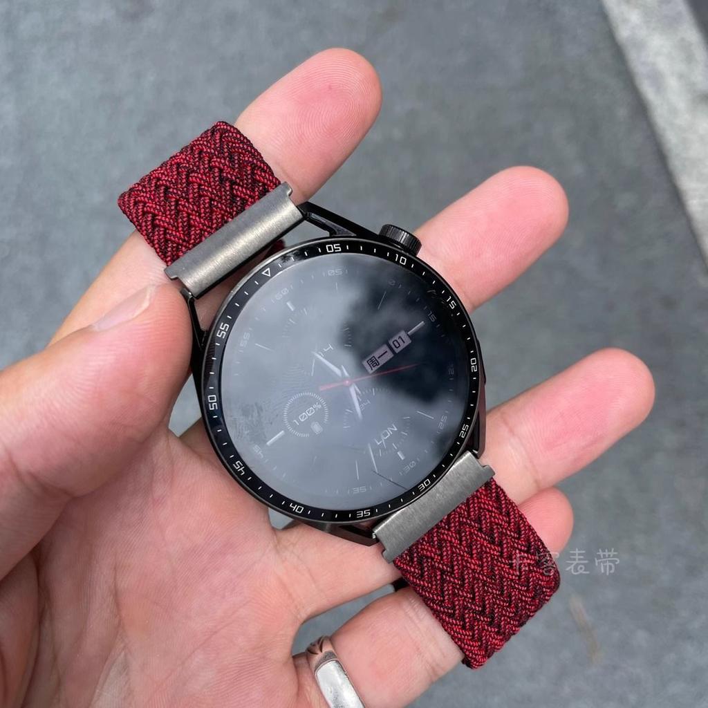 20mm 22mm Universelles Nylon Uhrenarmband - Nylon Magnetverschluss Elastisch Gewebt Smartwatch Ersatzband für HUAWEI Watch Samsung Galaxy Watch Amazfit