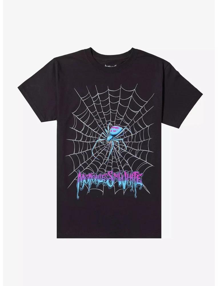Motionless In White Spiderweb Unisex Adult Graphic T Shirt S