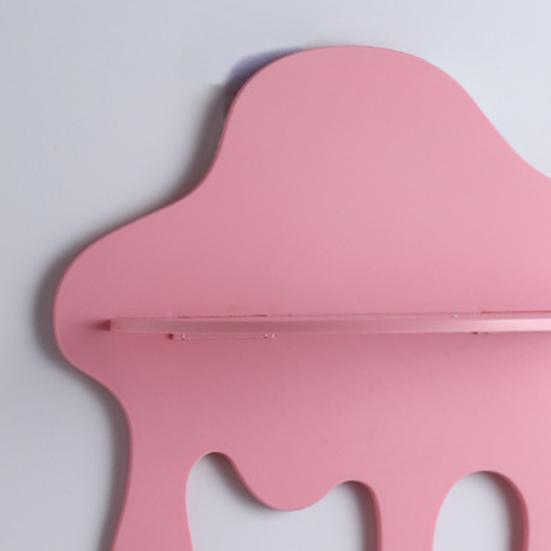 Cloud Floating Shelf Wall Mounted Shelf Decorative Small Cloud Floating Shelf for Potted Plants Figurines