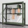 Army Green Movable Mesh Equipment Shelf
