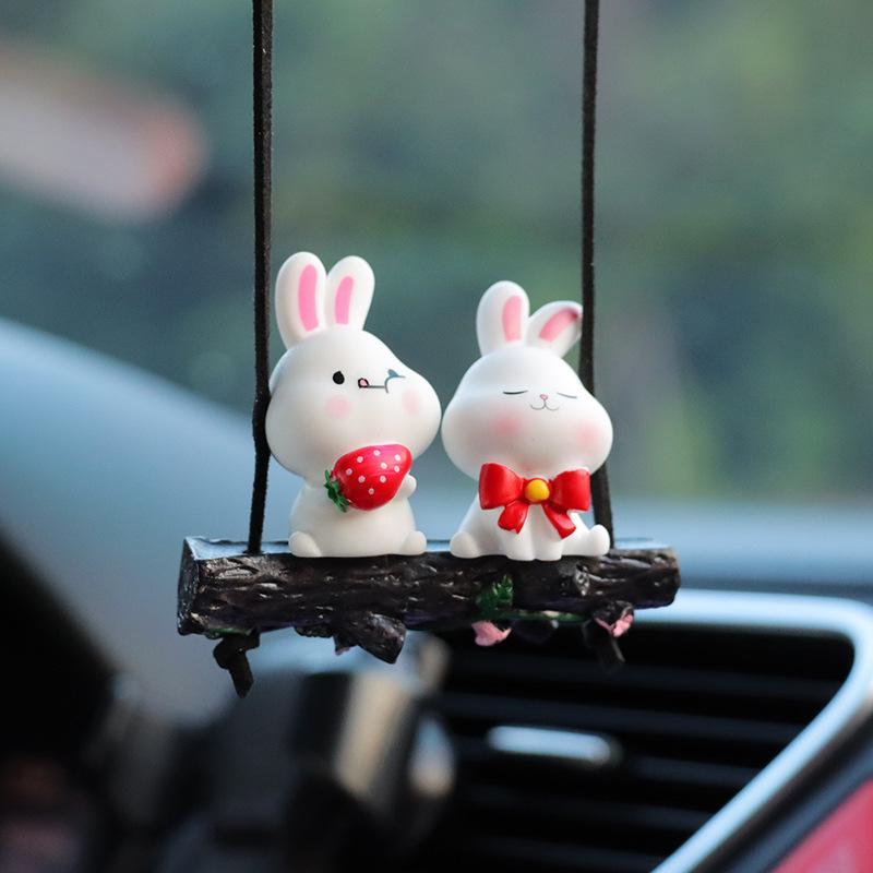 

Car Ornament Pendant Resin Material Figure Home Decoration Accessories Gifts StyleA