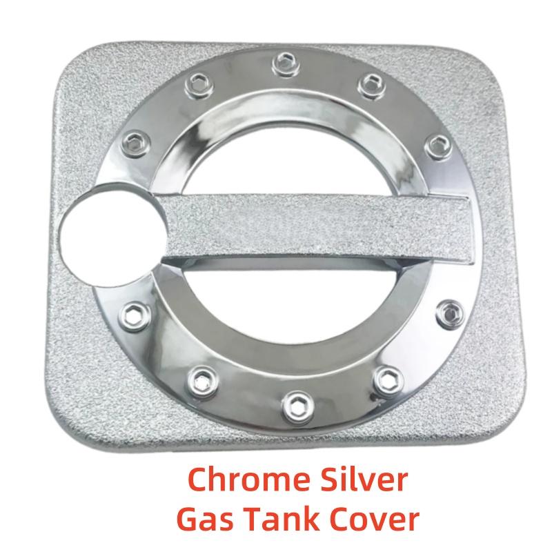 Car upgrade Chrome Decoration Accessories Plated Gas Tank Cover Trim Paste For SUZUKI APV 2005 2006 2007 2008 Stickers Chrome