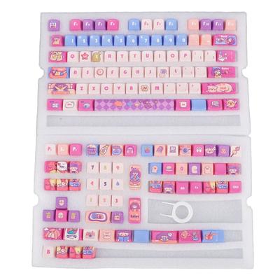 Gaming Keyboard Keycaps 138 Keys MDA Height Pbt Heat Sublimation Keyboard Replacement Keycaps