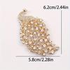 Luxury and Fashionable Peacock Open Screen Brooch, European and American Retro Colored Enamel Pin Accessories