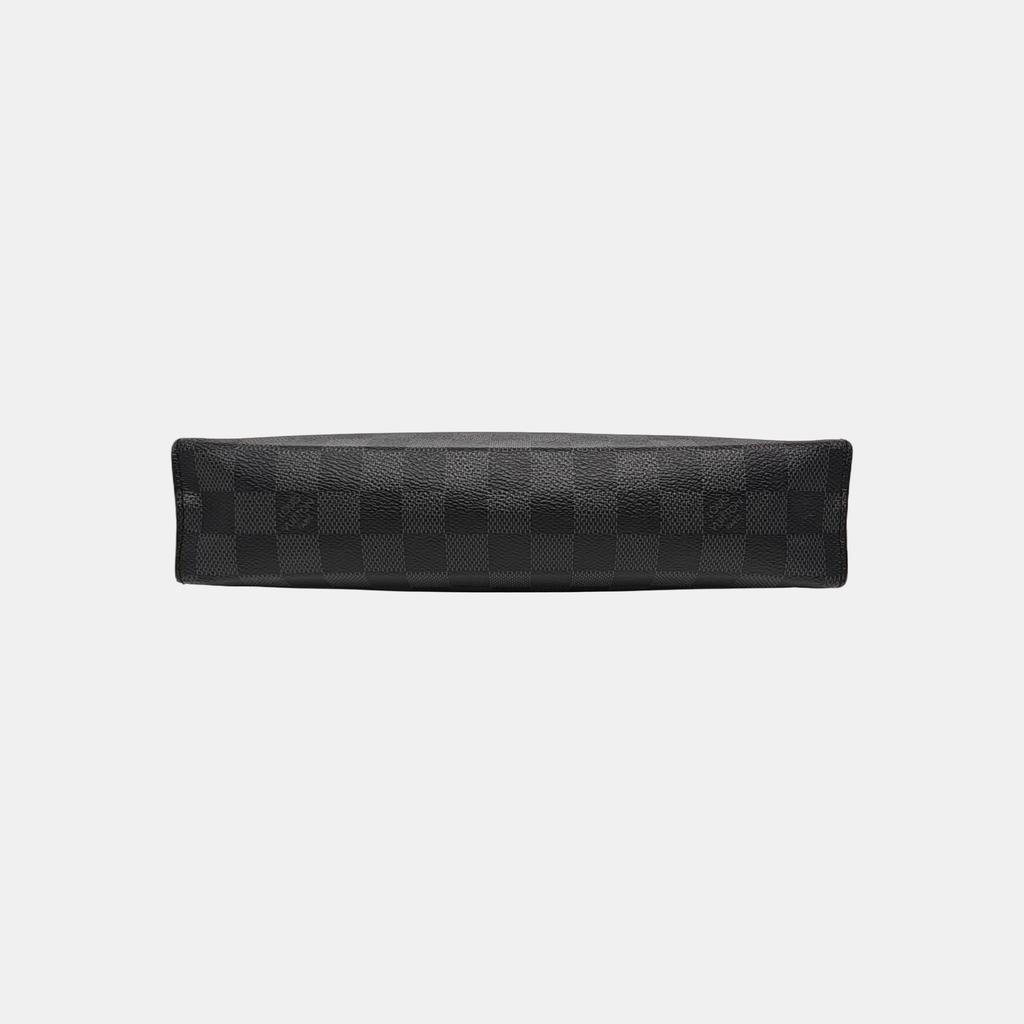 [Pre-Owned] Louis Vuitton Pochette Voyage MM 'Black Damier Graphite Canvas' - Very Good #HGF4N7