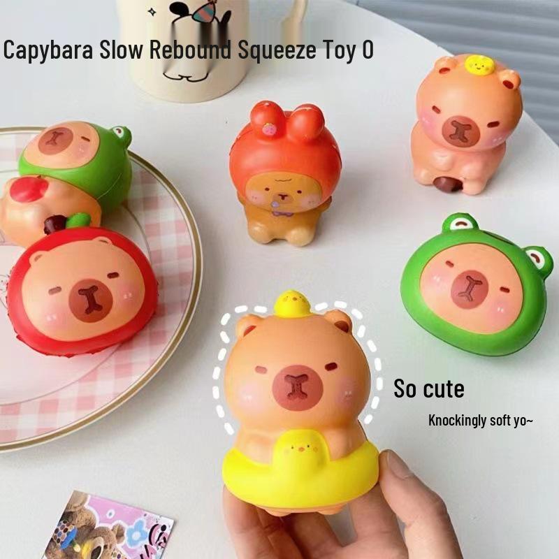 Capybara Squeeze Toy - Slow Rebound Stress Relief for Kids