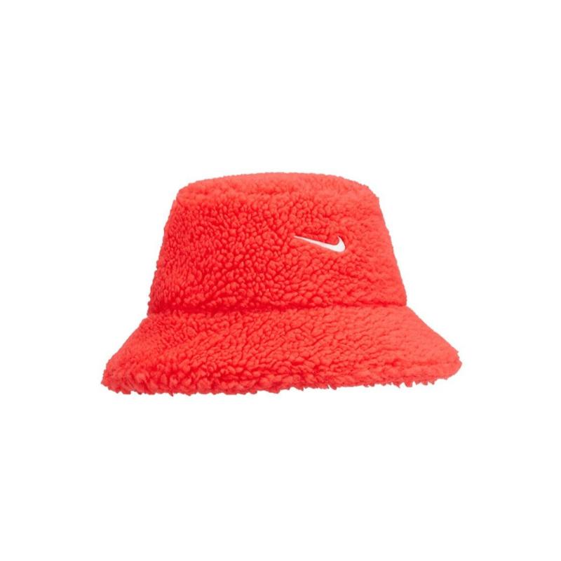 Nike Polyester Cotton Acrylic Bucket Hats Kids' Red Casual DV5437-696