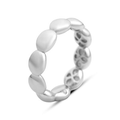 Silver Ring Without Stones, Product Weight 5.45 G (2161127)