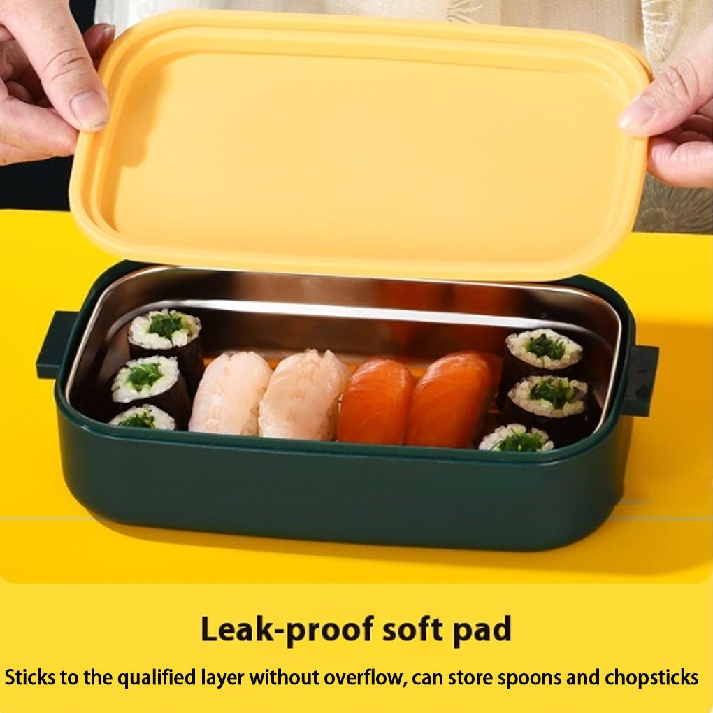 Office Picnic Bento Box Stainless Steel Portable Bento Lunch Box For Kids School Children Salad Fruit Food Storage Container Box