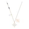 Swarovski Symbolica Symbolic Series Romantic Eight-Pointed Star Necklace Women's Rose Gold 5515975