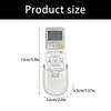 Universal Air Conditioner Remote Control Replacement For 0010406609E Units with Holder Stand Easy to Replace