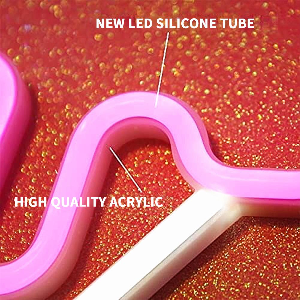 Ice Cream Neon Sign LED Light, Battery Or USB Powered Neon Light Up Signs, For KTV Pub Bar Party Home Bedroom Decorations Aesthetic Birthday Gifts