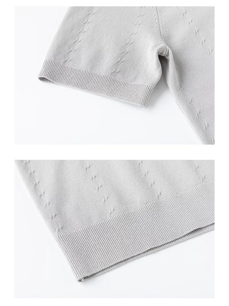 2026 Trendy Japanese Style Men's Loose Knit Short Sleeve 