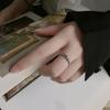 Buyee 925 Sterling Silver Couples Jewelry Sets Shell Shape Simple Open Bangle Ring for Woman Man Fashion Fine Jewelry Circle