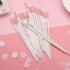 Sakura Theme Gift Chopsticks Set, 5 Pairs (24cm) with Decorative Stand, High-Quality Alloy, Smooth Finish & Comfortable