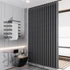 Vattentätt Vikbart Duschdraperi för Toaletter och Badrum, Stansfri Imitation Linne Avdelare.