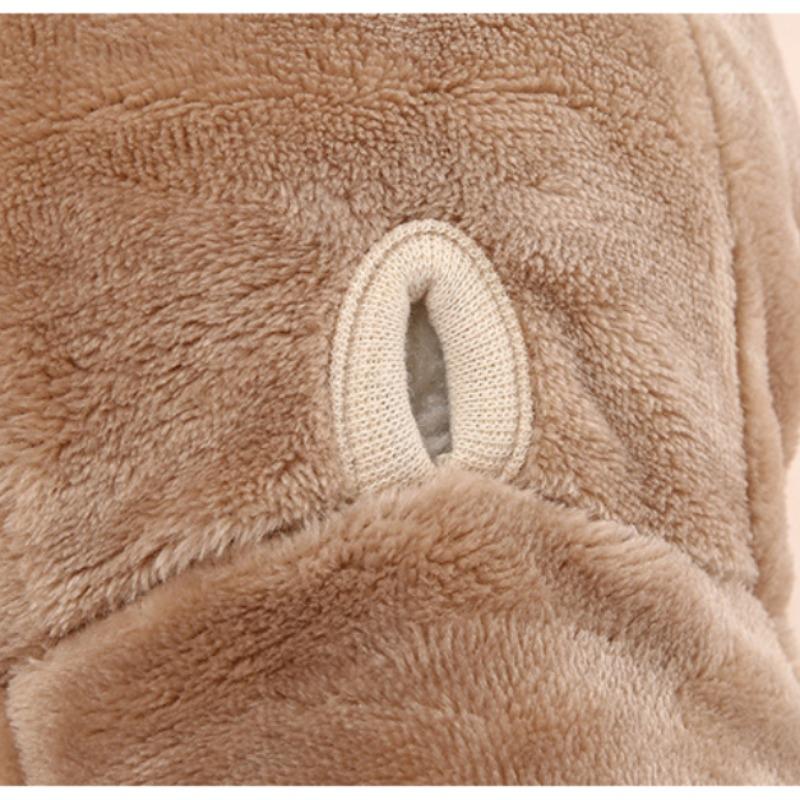 Autumn and Winter Teddy Vip Small and Medium-sized Pet Clothing Thickened Love Bear Four-legged Hedging