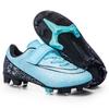 Children's Football Shoes Low Top Velcro Boys and Girls Student Training Sneakers Spike Shattered Sneakers