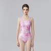 1011 Fashion New One-piece Triangular Swimsuit Women's Sexy Triangular Backless Racing High-end Hot Spring Vacation Swimsuit