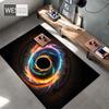 3D-tepper til barneroms universet teppe planet svart hull ytre rom teppe for gutter tilpasset teppe badematte 3D