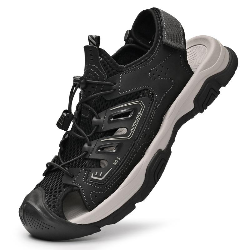 

Новые сандалии мужские летние спортивные на мягкой подошве мужские повседневные мужские пляжные туфли 46 чёрный