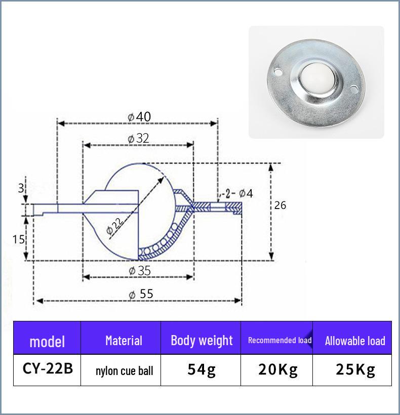 CY-25B Stainless Steel Conveyor Ball Bearing Pulley