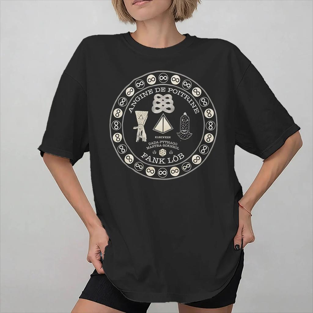 Angine De Poitrine Band Merch Magliette Uomo Donna Vintage Punk Tee Maglietta Grafica Rock Abbigliamento Unisex