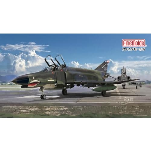 Fine Molds 1/72 Scale US Air Force F-4E Fighter (Late Model) Clark Air Base Plastic Model FF06 (Airplane)