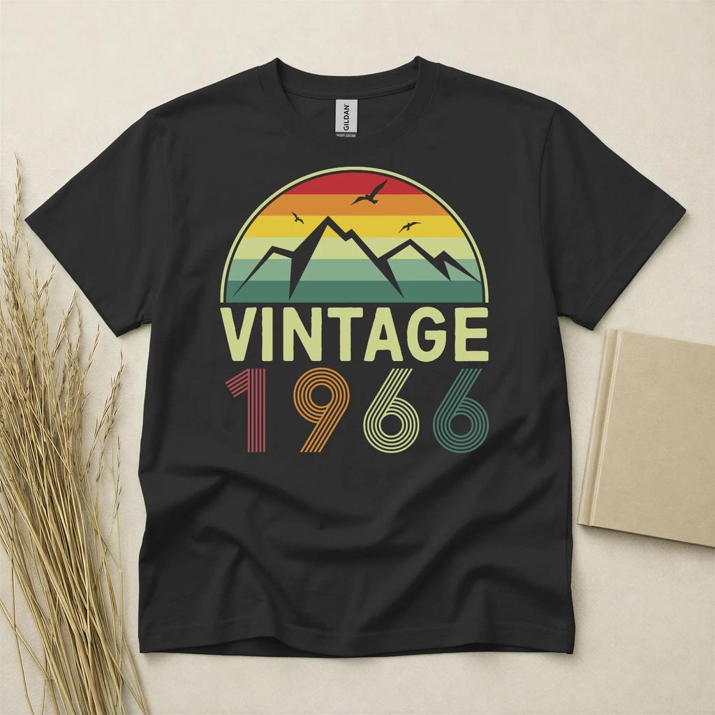 60th Birthday T Shirt Born In 1966 Gift 60 Year Old T-Shirt Sixty Years Tee