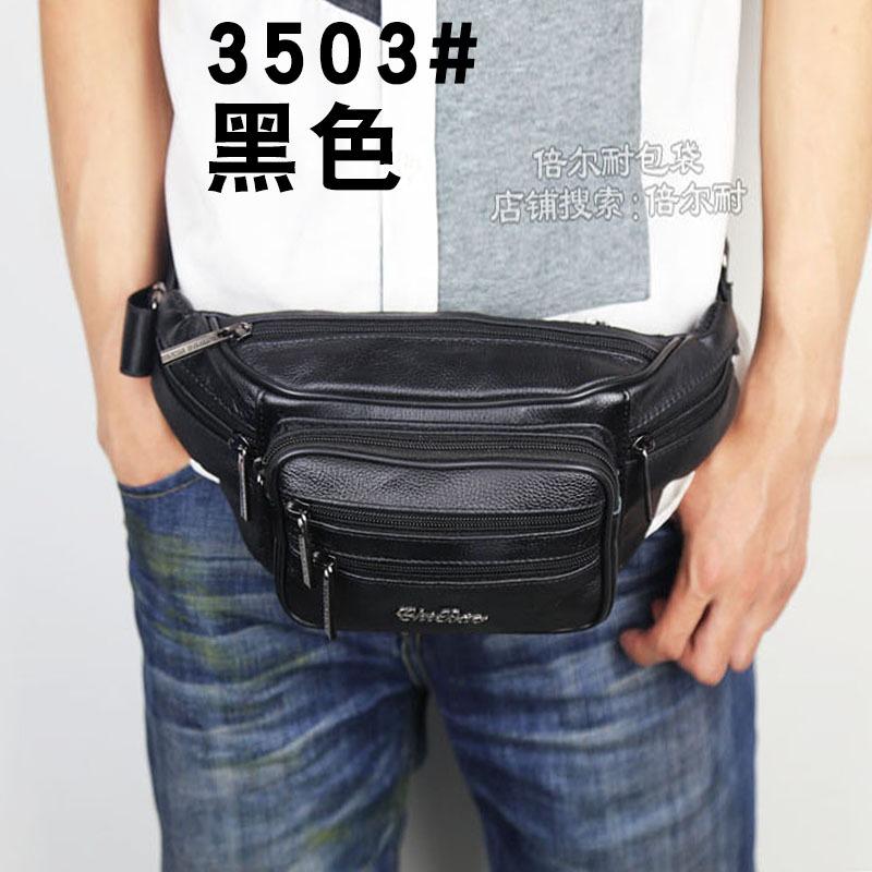 Ledvinka pánská hovězí kůže multifunkční business pánská taška pravá hovězí kůže sportovní běžecká ledvinka na mobil dámská náprsní taška sportovní