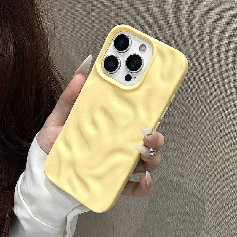 Ins 3D Rose Meteorite Pattern Texture Case For iPhone 16 Pro Max 17 15 14 13 12 11 XS XR X 7 8 Plus Soft TPU Phone Back Cover