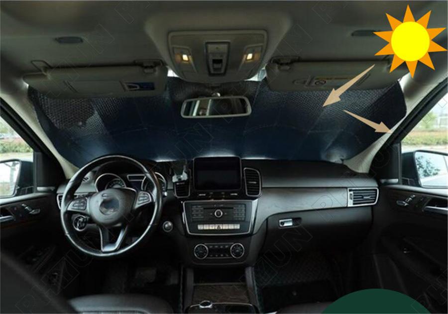Car Sunshade Front Window Shade Cover Universal For Hatchback Window Windshield