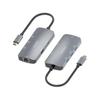 Hub aisens usb-c dock 6 en 1 usb-c a 1xhdmi 1xrj45 3xusb-a usb-c pd 15cm