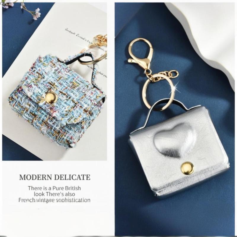 Mini Small Bag Exquisite Bag Pendant Bag Keychain Coin Wallet Headphone Bag Decoration Gift Can Hold Other Small Items