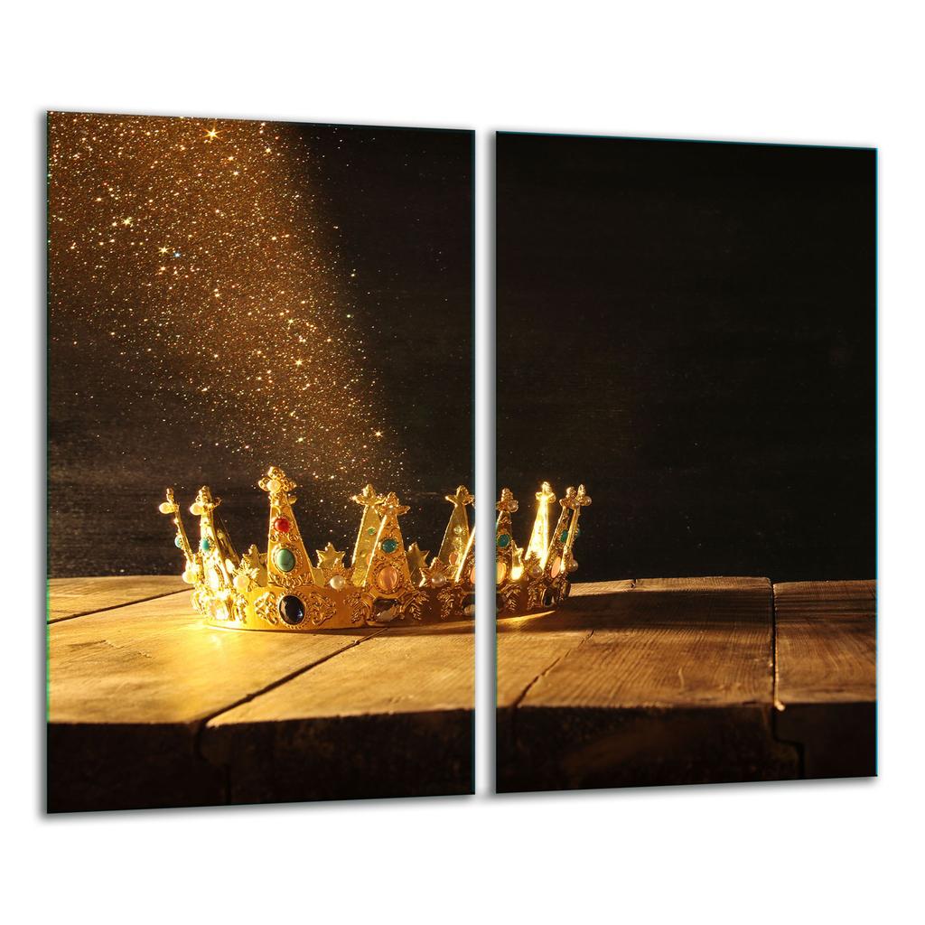 Tagliere in Vetro 2X 30X52 Nero
