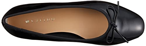 Carino CAWG22303 Damen Ballerinas aus schwarzem Lackleder, Größe 23,0 cm