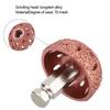 38mm Tungsten Steel Material Hemispherical Pneumatic Grinding Head Grinding Wound / Tire Tire Repair Tools