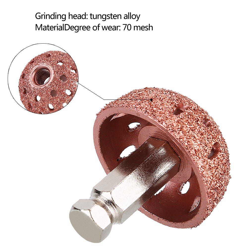 38mm Tungsten Steel Material Hemispherical Pneumatic Grinding Head Grinding Wound / Tire Tire Repair Tools
