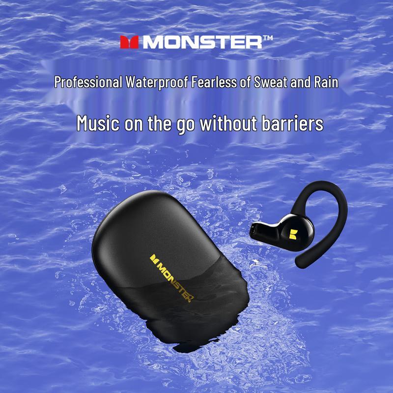 Monster MQO16 Wireless Bone Conduction Ear-hook Headphones
