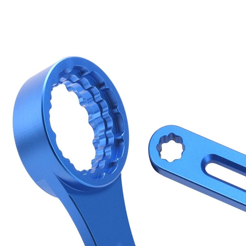 6 in 1 Road Bike Bottom Bracket Wrench Tool Bearing Cup Removal Install Tool Bicycles Bottom Bracket Extractors Tool