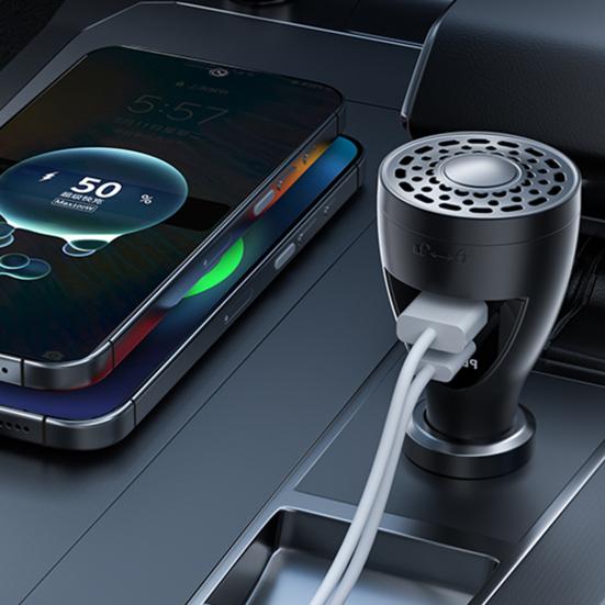 USB-C Car Charger Adapter with Aromatherapy Fast Charging Universal 2-in-1