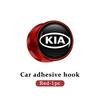 For KIA Car Hooks Small Hanger Self Adhesive Sticky Storage Auto Accessories Spectra Sedona Cadenza Proceed Sephia Stonic Carens
