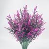 Artificial Flower Plastic Lavender Fake Plant Wedding Home Garden Decoration Bridal Bouquet Photography