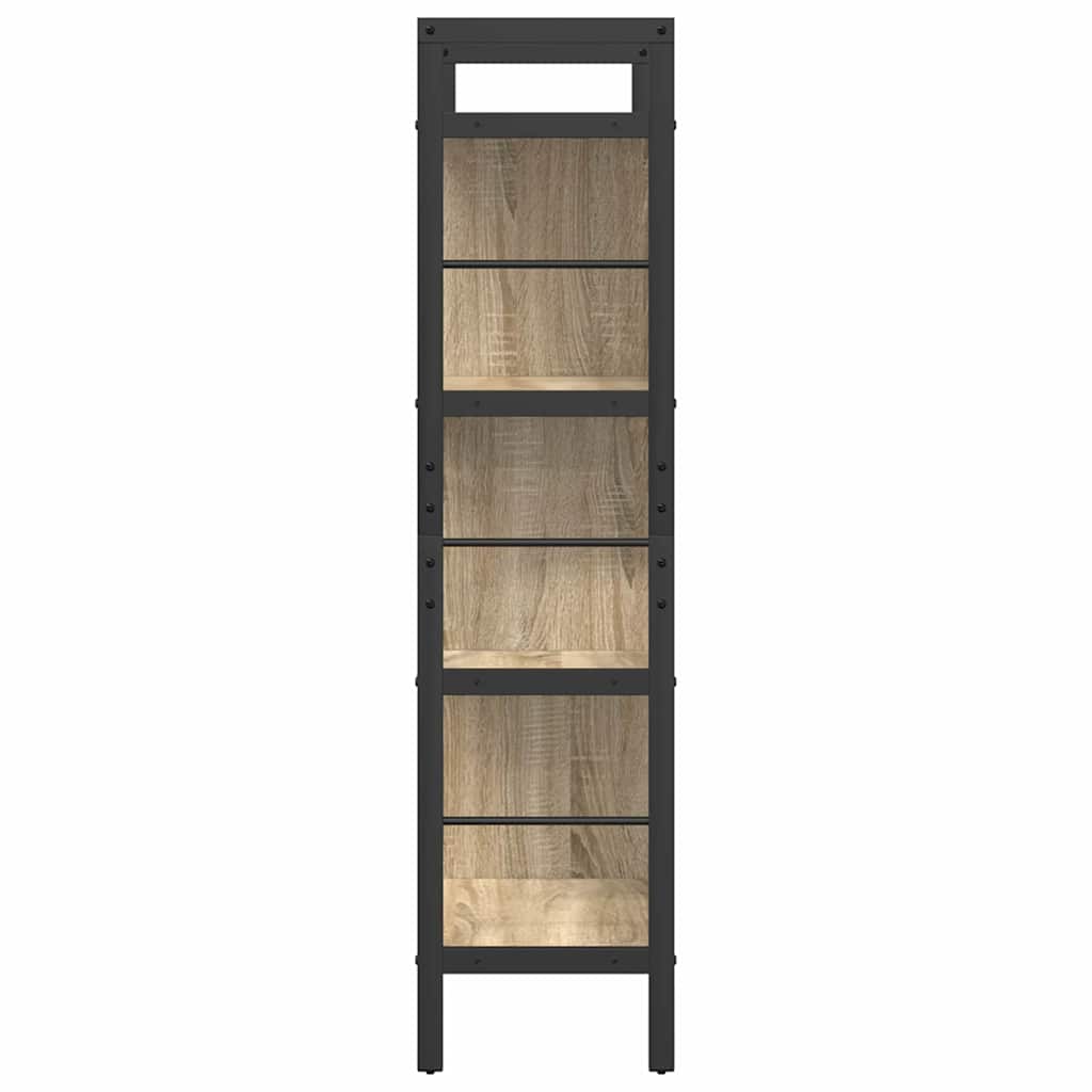Bookshelf Sonoma Oak 75 X 30 X 123.5 Cm Particleboard