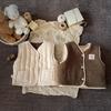 Kinder Herbst Winter Retro Warm Vielseitige Weste Jungen Mädchen Baby Doppelseitige Weste