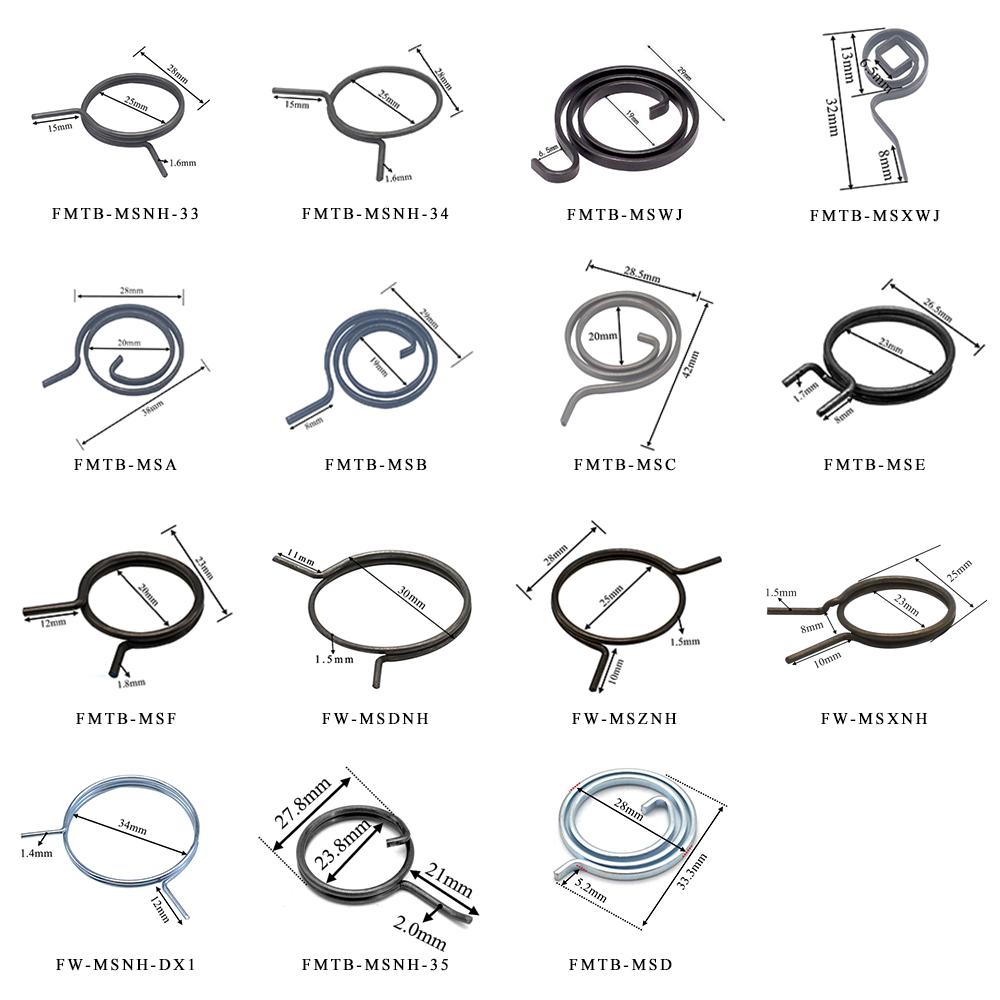 10Pcs The handle torsion spring Anti-theft door lock spring  Electronic lock spring Various specifications torsion spring