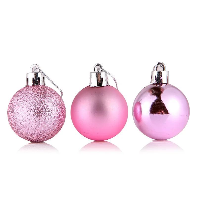 24pcs/Box Christmas Balls Christmas Tree Ornaments Christmas Decoration for Home Party Christmas Hanging Pendant