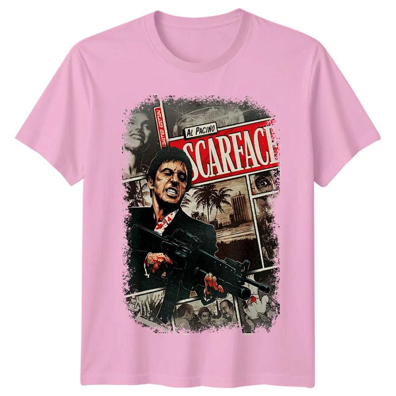 Scarface () Movie Poster Inspired Tshirt Retro Film Tee Unisex Fans Gift
