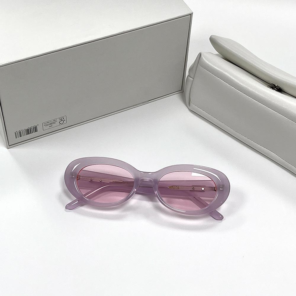 2024 Influencer Retro Oval Women's Sunglasses - UV Protection for Outdoor Driving