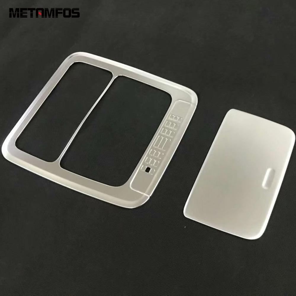 

For Toyota Voxy Noah R80 2014-2016 2017 2018 Roof Front Reading Light Lamp Cover Trim Sticker Interior Accessories Car Styling ABS Matte Plastic